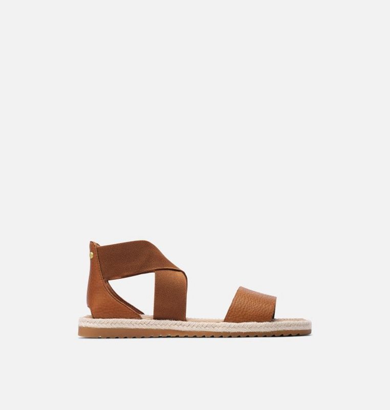 Sorel Dam Sandaler Brun - Ella™ Jute Flat - XFO-956703